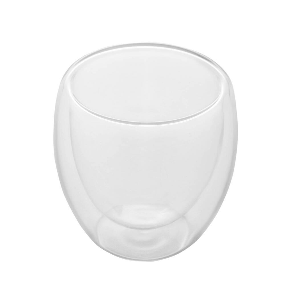 Conjunto de Copos Lyor Modern para Café com Parede Dupla em Vidro Borossilicato 80ml – 2 Peças - 1