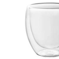 Conjunto de Copos Lyor Modern para Café com Parede Dupla em Vidro Borossilicato 80ml – 2 Peças - 5