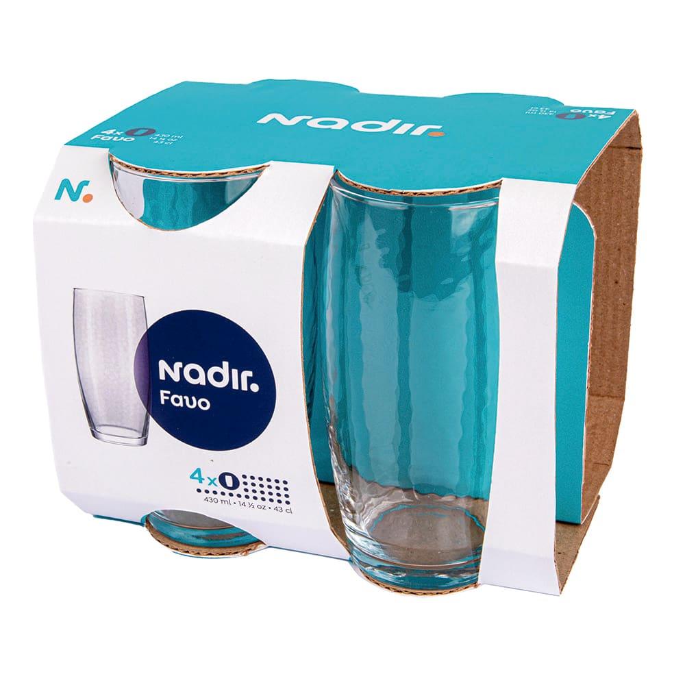 Conjunto de Copos Nadir Favo 430 ml – 4 Peças - 2