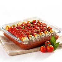 Conjunto de Assadeiras em Vidro Nadir Marinex com Tampa Plástica Rosa– 3 Peças - 1