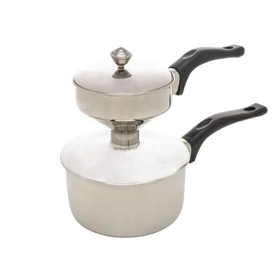 Cuscuzeira Individual Lyor em Aço Inox - 15,5x12,5x24cm