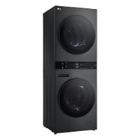 Lavadora e Secadora LG WK14BS6 WashTower 14kg TurboWash 360° AI ThinQ Black Inox - 2
