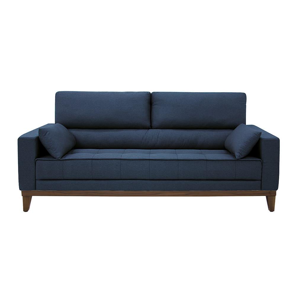 Sofá 4 Lugares Linoforte Blazer com Revestimento em Linho e 2 Almofadas Decorativas 210 cm de Largura - 3