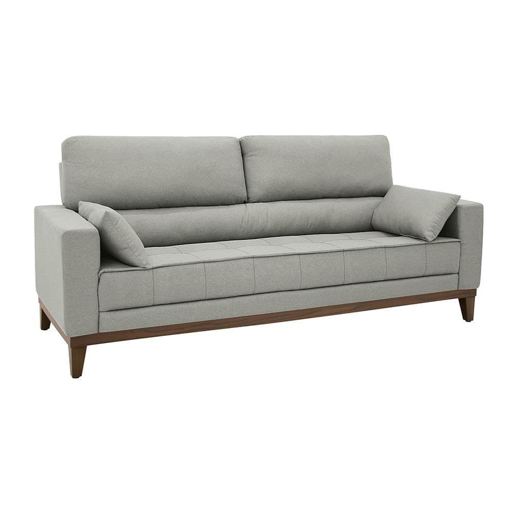 Sofá 4 Lugares Linoforte Blazer com Revestimento em Linho e 2 Almofadas Decorativas 210 cm de Largura - 2