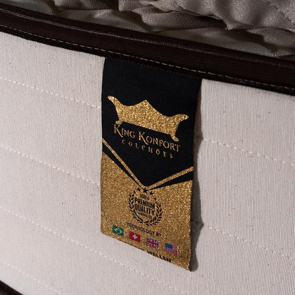 Colchão King Size Hellen Malta Linho com Molas Ensacadas e Espuma D26 28x193x203cm - Bege - 5