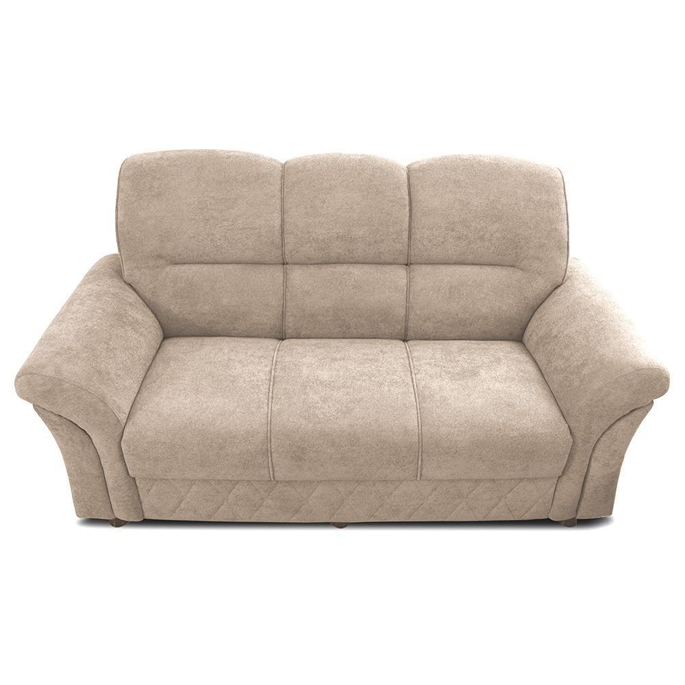 Sofá 3 Lugares Cama inBox Mourato com 187cm de Largura e Revestido em Bouclé - 2