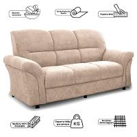 Sofá 3 Lugares Cama inBox Mourato com 187cm de Largura e Revestido em Bouclé - 5