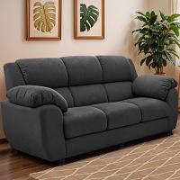 Sofá 3 Lugares Cama inBox Paris com 202cm de Largura e Revestido em Bouclé - 1