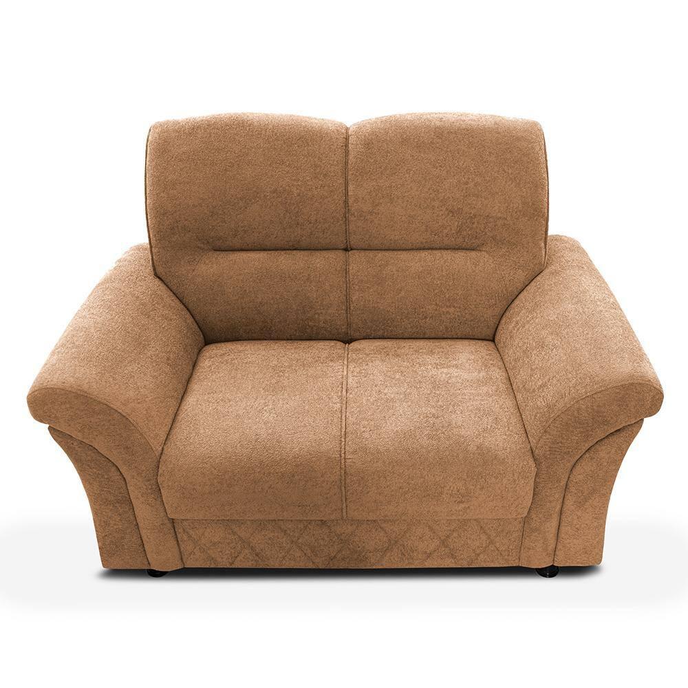 Sofá 2 Lugares Cama inBox Mourato com 140cm de Largura e Revestido em Bouclé - 2