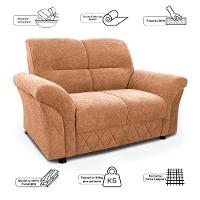 Sofá 2 Lugares Cama inBox Mourato com 140cm de Largura e Revestido em Bouclé - 5