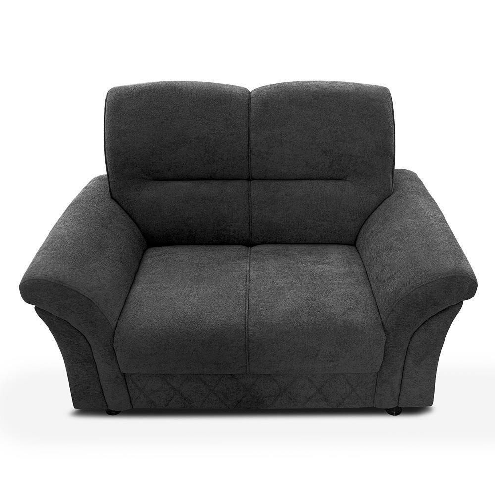 Sofá 2 Lugares Cama inBox Mourato com 140cm de Largura e Revestido em Bouclé - 2