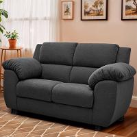 Sofá 2 Lugares Cama inBox Paris com 152cm de Largura e Revestido em Bouclé - 1