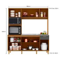 Cozinha Compacta Poliman Liz 9 Portas, 1 Gaveta e 3 Prateleiras - 180cm de largura - 5