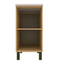 Balcão Bartira Cristal em MDP com 1 Porta, 40cm de Largura - Lâmina de Mel/Azul Royal - 3