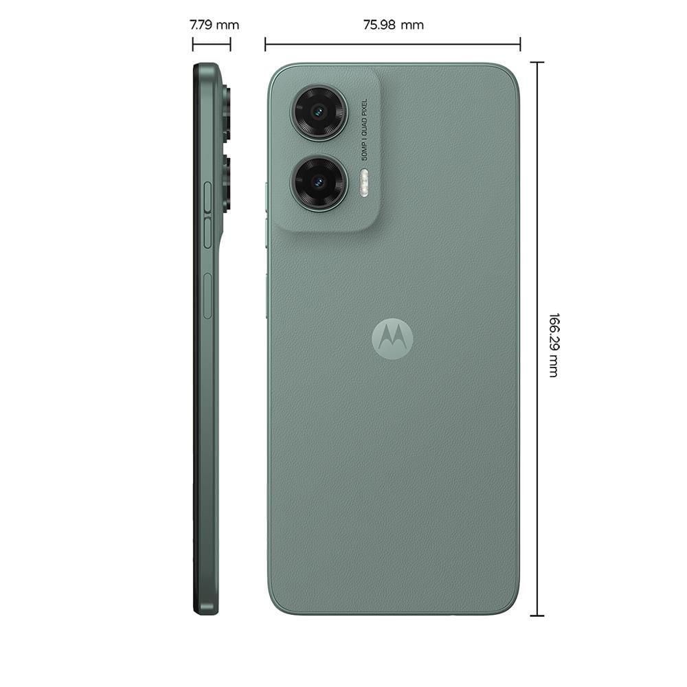 Smartphone Motorola Moto g35 5G Cinza 256GB 4GB RAM + 8GB Ram Boost e Camera 50MP com AI NFC Tela 6.7" com Superbrilho - 6