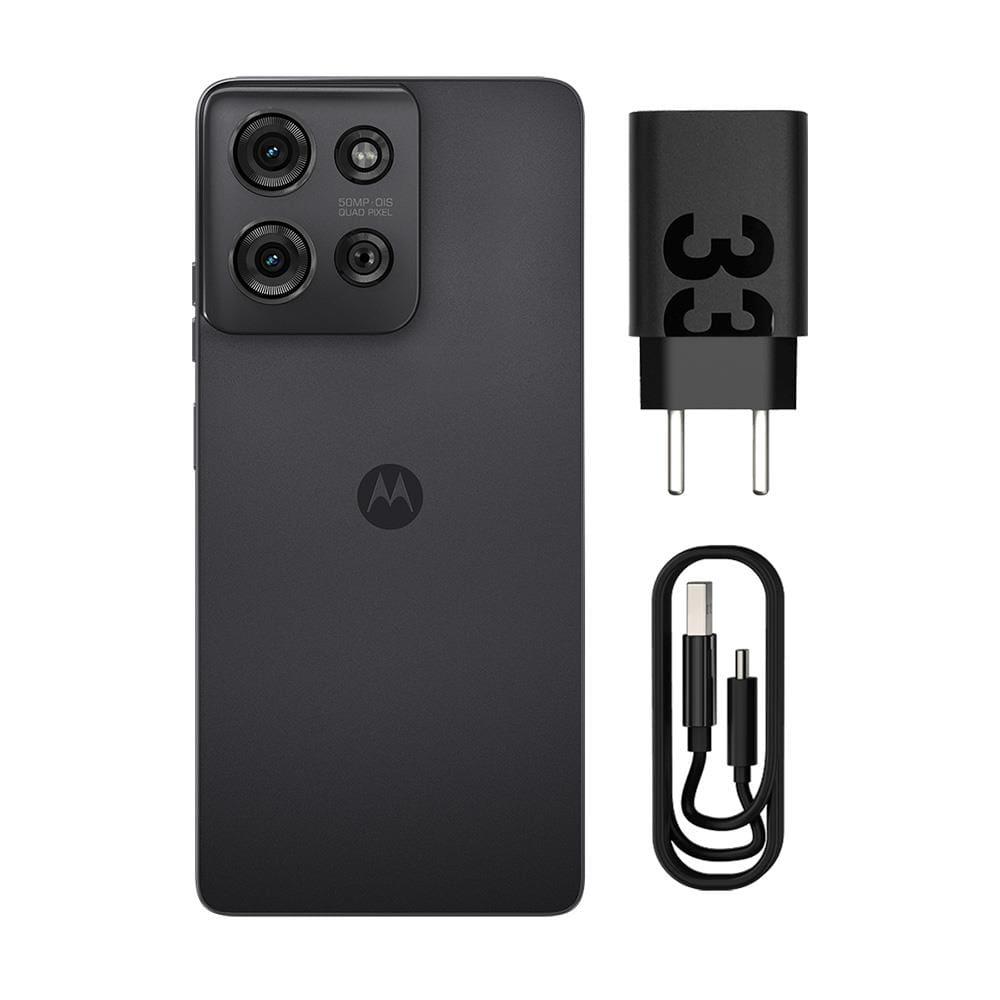 Smartphone Motorola Moto g75 Preto 5G 256GB, 8GB RAM + 8GB RAM Boost, 50MP Sony Lytia 600 Câmera Moto AI e Ultrarresistência Militar - 5