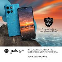 Smartphone Motorola Moto g75 Azul 5G 256GB, 8GB RAM + 8GB RAM Boost, 50MP Sony Lytia 600 Câmera Moto AI Ultrarresistência Militar - 2