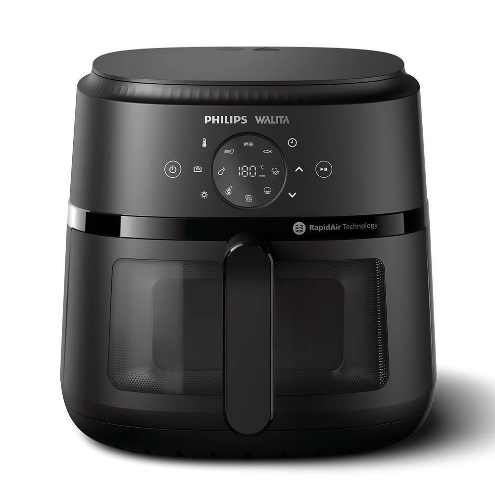 Fritadeira Elétrica Air Fryer Philips Walita 6,2L Série 2000 XL Digital NA230 Sem Óleo 1700W Preta - 4