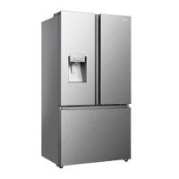 Geladeira Hisense French Door RF-79W Frost Free com Tecnologia Inverter, Super Cool e Super Freeze 536L - Inox - 1