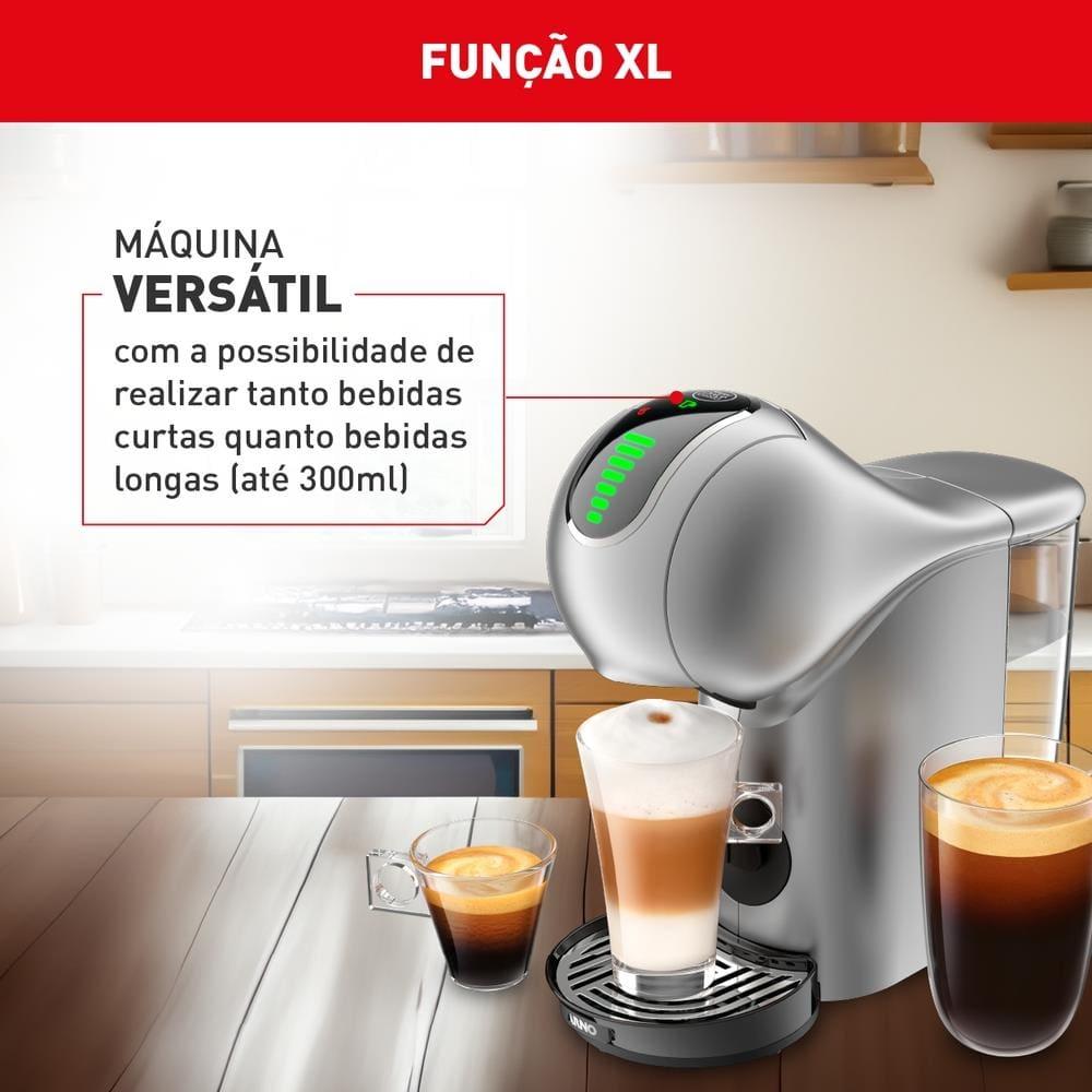 Máquina de Café Arno Nescafé Dolce Gusto Genio S Touch DGS4 Multi bebidas, Digital e Automática – Prata - 3