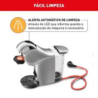 Máquina de Café Arno Nescafé Dolce Gusto Genio S Touch DGS4 Multi bebidas, Digital e Automática – Prata - 5