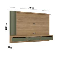 Painel Presence Artely com 1 prateleira para TVs de até 75 polegadas - 7