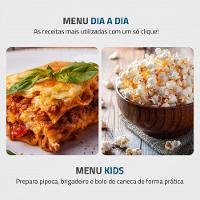 Forno de Micro-ondas Mondial Line MO-02-34-E com Função Manter Aquecido Cinza Espelhado - 34L - 5