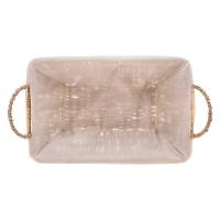 Cesta Retangular em Sisal Wolff com Forro em Tecido e Alça - 13,5x21x36cm (AxLxP) - 4