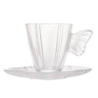 Conjunto com 4 Xícaras e Pires para Chá Wolff Butterfly – 180ml - 3