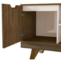 Rack Michigan Artely com 2 gavetas e 4 nichos para TVs de até 65 polegadas - 6