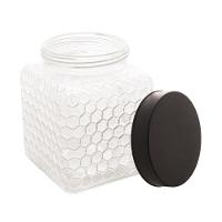 Pote para Mantimentos Wolff Colmeia em Vidro com Tampa - 1,8L - 3