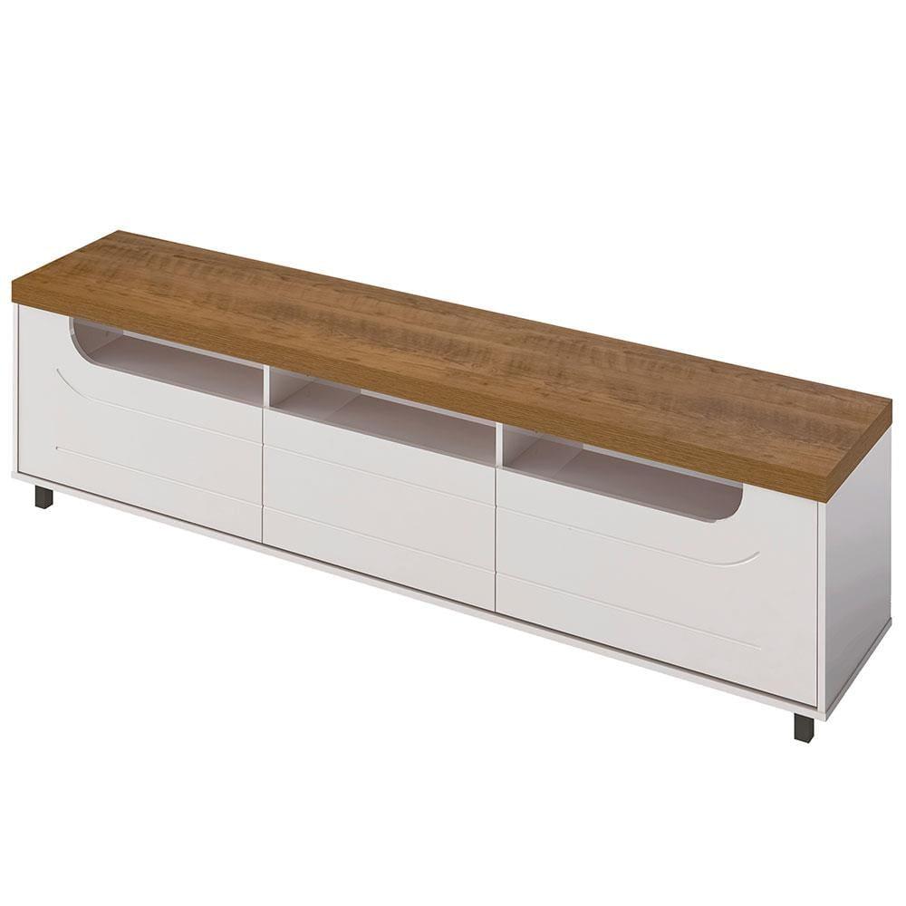 Rack Artely Mercury com 2 Portas e 1 Gaveta, 200 cm de Largura, Ideal para TV de até 75" - 7