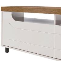 Rack Artely Mercury com 2 Portas e 1 Gaveta, 200 cm de Largura, Ideal para TV de até 75" - 6