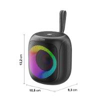 Caixa de Som Speaker Philco PBS30 com Bluetooth, Radio FM, Resistência à água IPX5, 1.800 mAh e Iluminação LED - 30W - 8