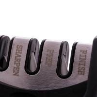 Afiador de Facas Lyor em Aço Inox - Preto - 3