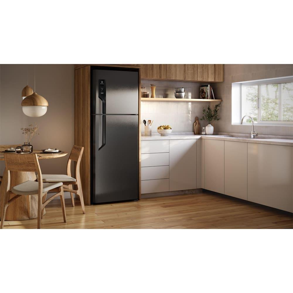 Geladeira Electrolux Frost Free TF71B Duplex Efficient com AutoSense Black Inox Look - 480 litros - 13