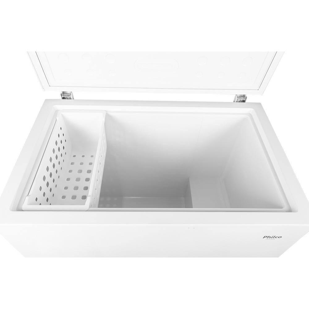 Freezer Horizontal Philco PFH260B Pés com Rodízio, 1 Porta, R600a e Degelo Manual Branco - 253 litros - 5