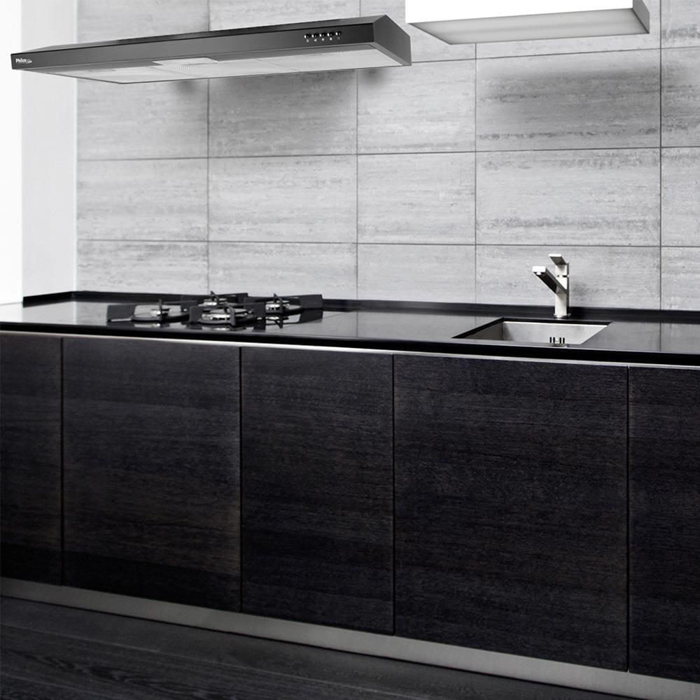 Depurador e Exaustor de Ar Philco Slim PDR90P Preto com 3 Velocidades – 90 cm - 6