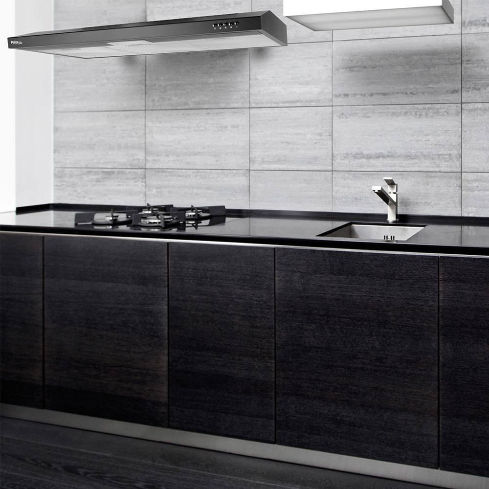 Depurador e Exaustor de Ar Philco Slim PDR90P Preto com 3 Velocidades – 90 cm - 5