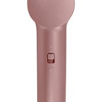 Prancha Modeladora GA.MA Italy 2 em 1 Waver & Brush Keration 220°C com Cabo Giratório Rose/Preto - Bivolt - 7