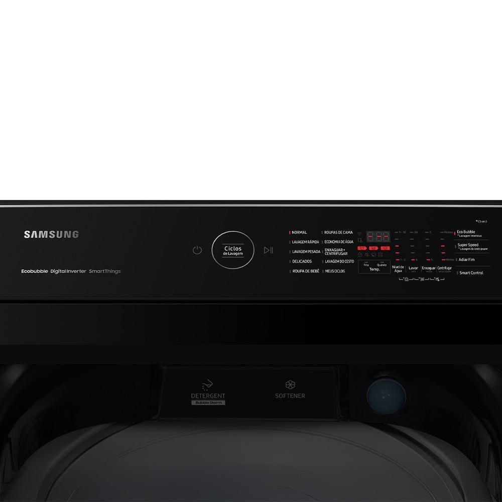 Lavadora de Roupas Samsung 17kg WA17CG Smart Digital Inverter - Preta - 6