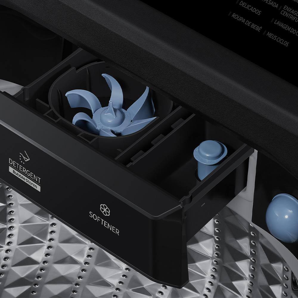 Lavadora de Roupas Samsung 17kg WA17CG Smart Digital Inverter - Preta - 7