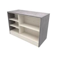 Cozinha Completa Bartira Cristal com 10 Portas, 5 Gavetas, 9 Prateleiras e Bancada Gourmet - 300cm de Largura - 6