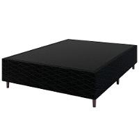 Cama Box de Casal Umaflex New Itália Black com Molas Ensacadas, Revestimento em Jacquard e Pillow Top D26 63X138X188cm - Preto - 6