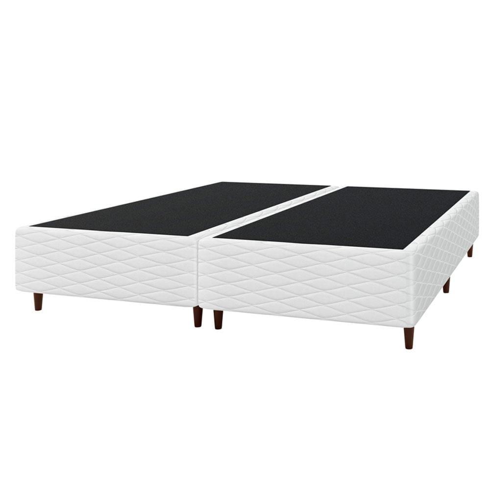 Cama Box Queen Size Umaflex New Itália com Molas Ensacadas e Pillow Top D26 - 63x158x198cm - Branco/Marrom - 5