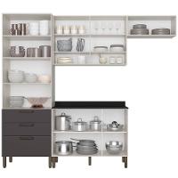 Cozinha Compacta Bartira Veneza com 7 Portas, 3 Gavetas e 5 Prateleiras - 250,8cm de largura - 3