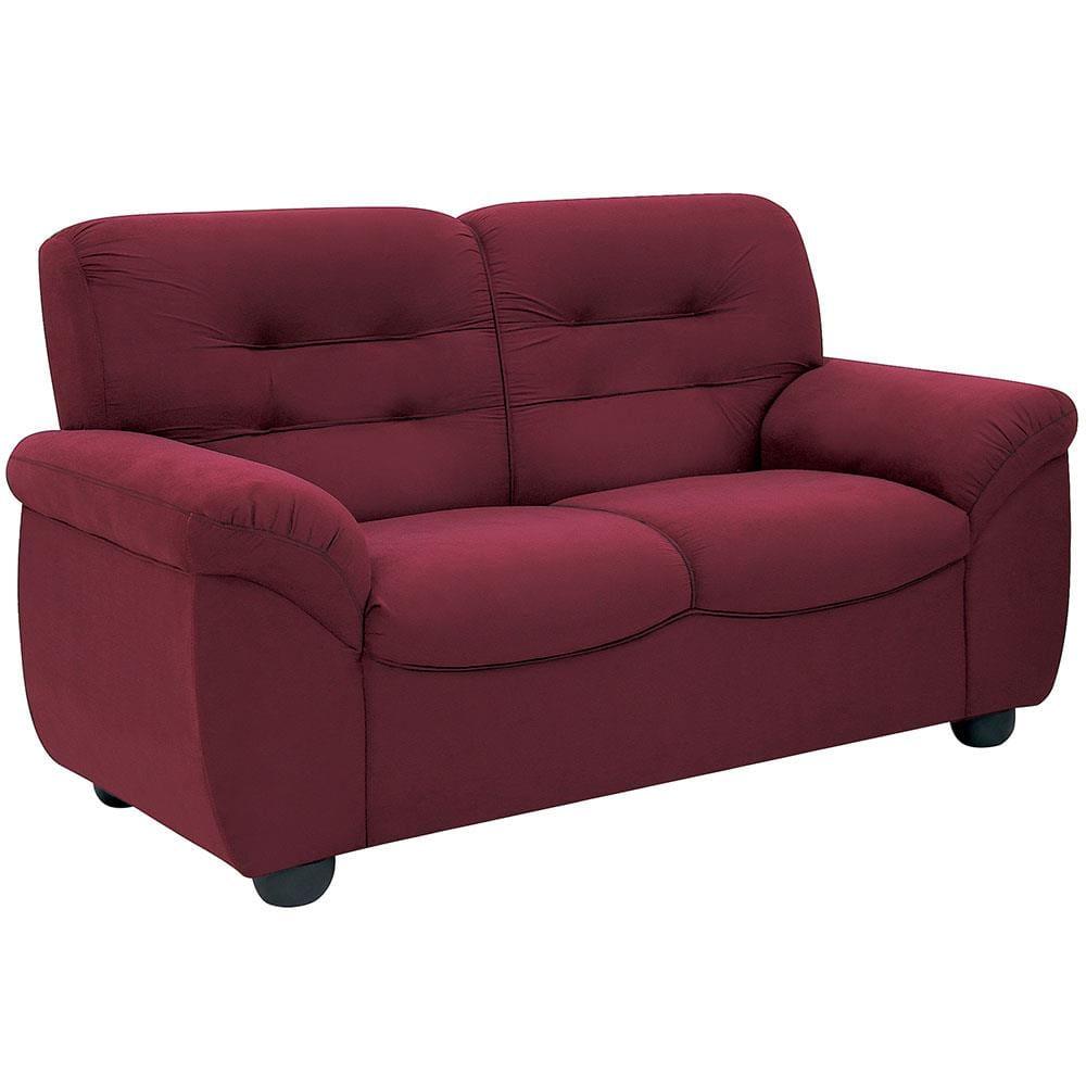 Sofá de 3 e 2 Lugares Linoforte Stillus II com 154 cm e 204 de Larguras e Revestidos em Tecido Suede - 6