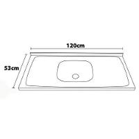 Cozinha Compacta Bartira Amazonita com 5 Portas e 3 Prateleiras - 120,1cm de largura - 9