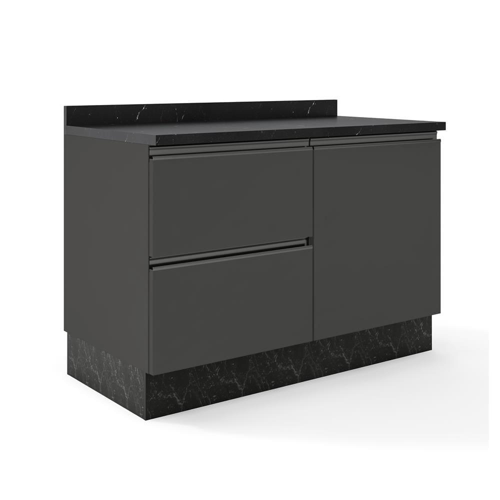 Cozinha Completa Bartira Línea com 5 Portas e 3 Gavetas - 340,1cm de largura - 9