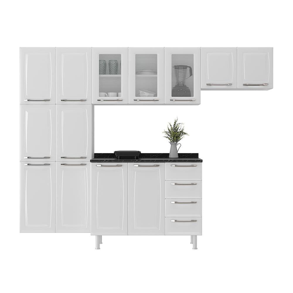 Cozinha Completa Itatiaia Diamante com 13 Portas e 4 Gavetas - 245cm de largura - 10